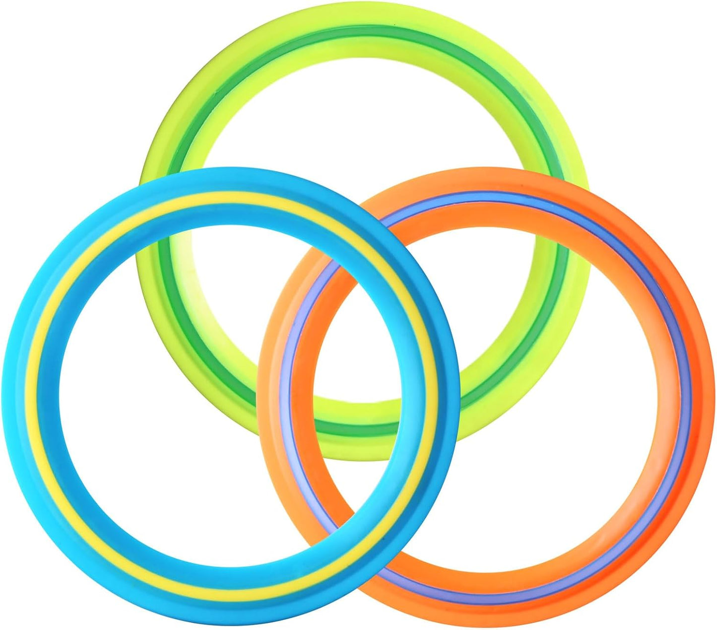 Soft Flying Disc Set for Fun Tossing - 3 Pack