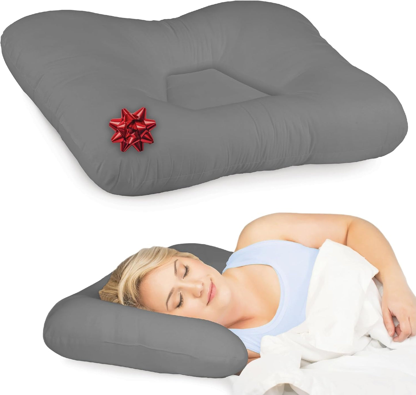 Tri-Core Cervical Support Pillow for Pain Relief and Comfort