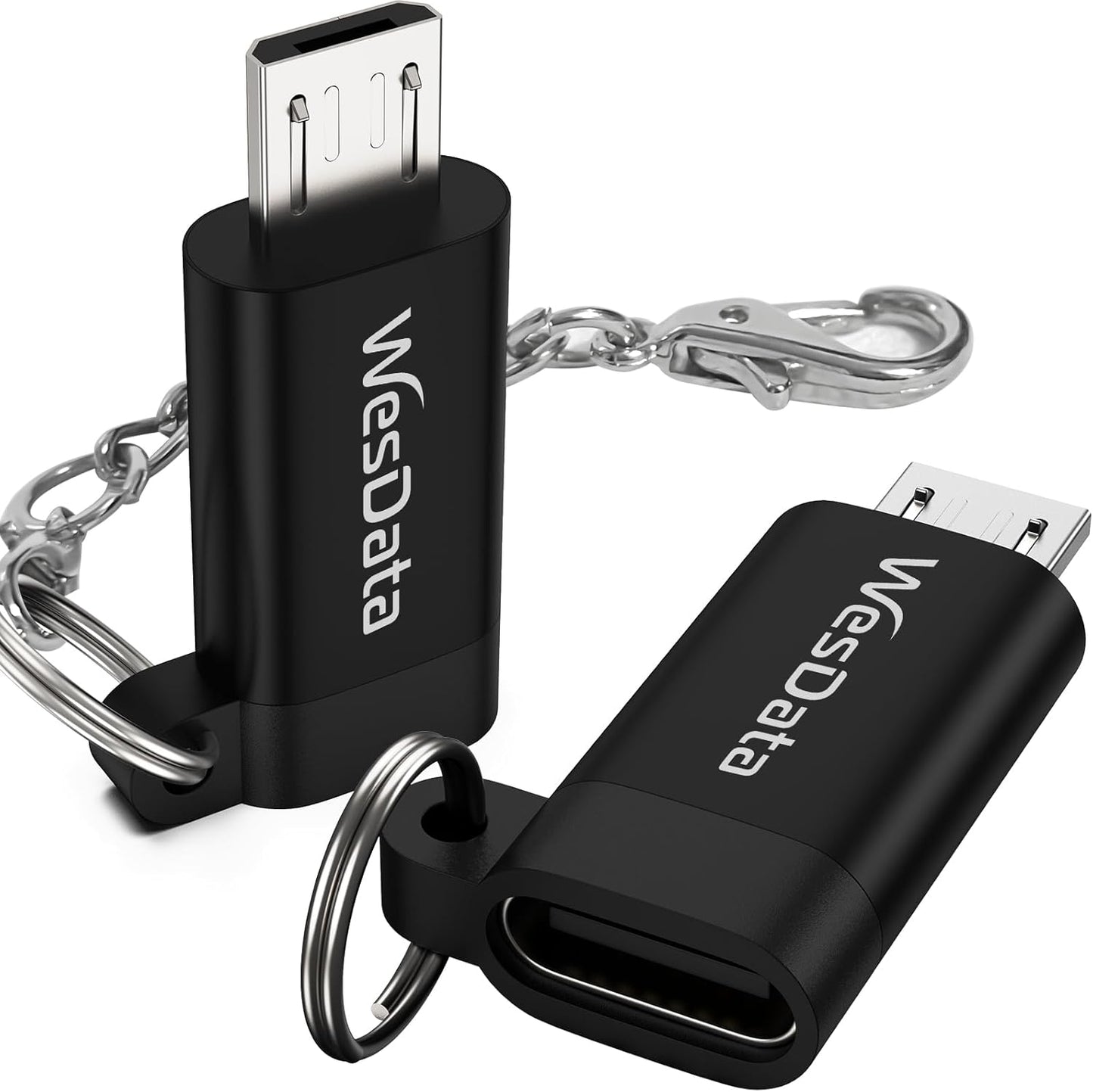 WesData USB-C to Micro USB Adapter: Fast Charging & Data Transfer