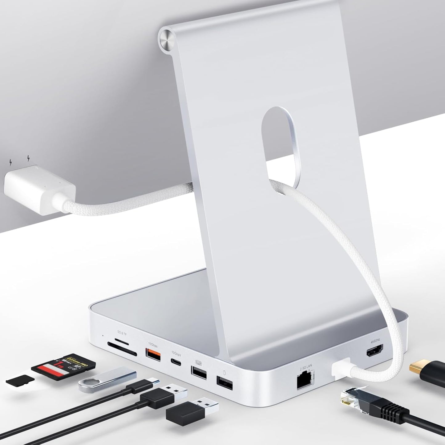 Minisopuru iExpandMate DS802PRO iMac Hub with 4K HDMI and SSD
