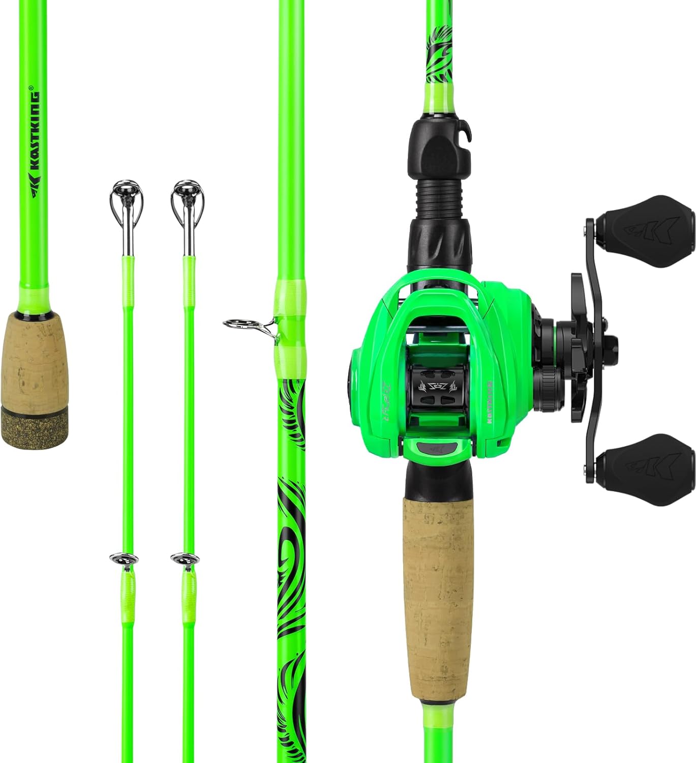 KastKing Zephyr Dual-tip Fishing Rod & Reel Combo for Anglers