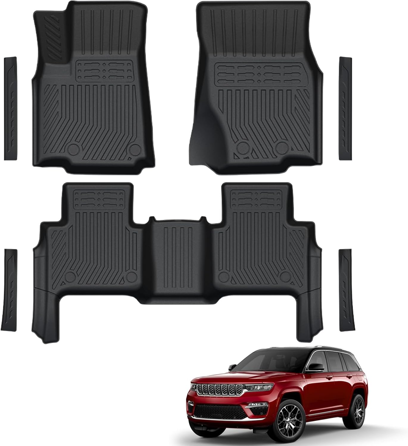 Floor Mats for 2022-2025 Jeep Grand Cherokee - All Weather Liners
