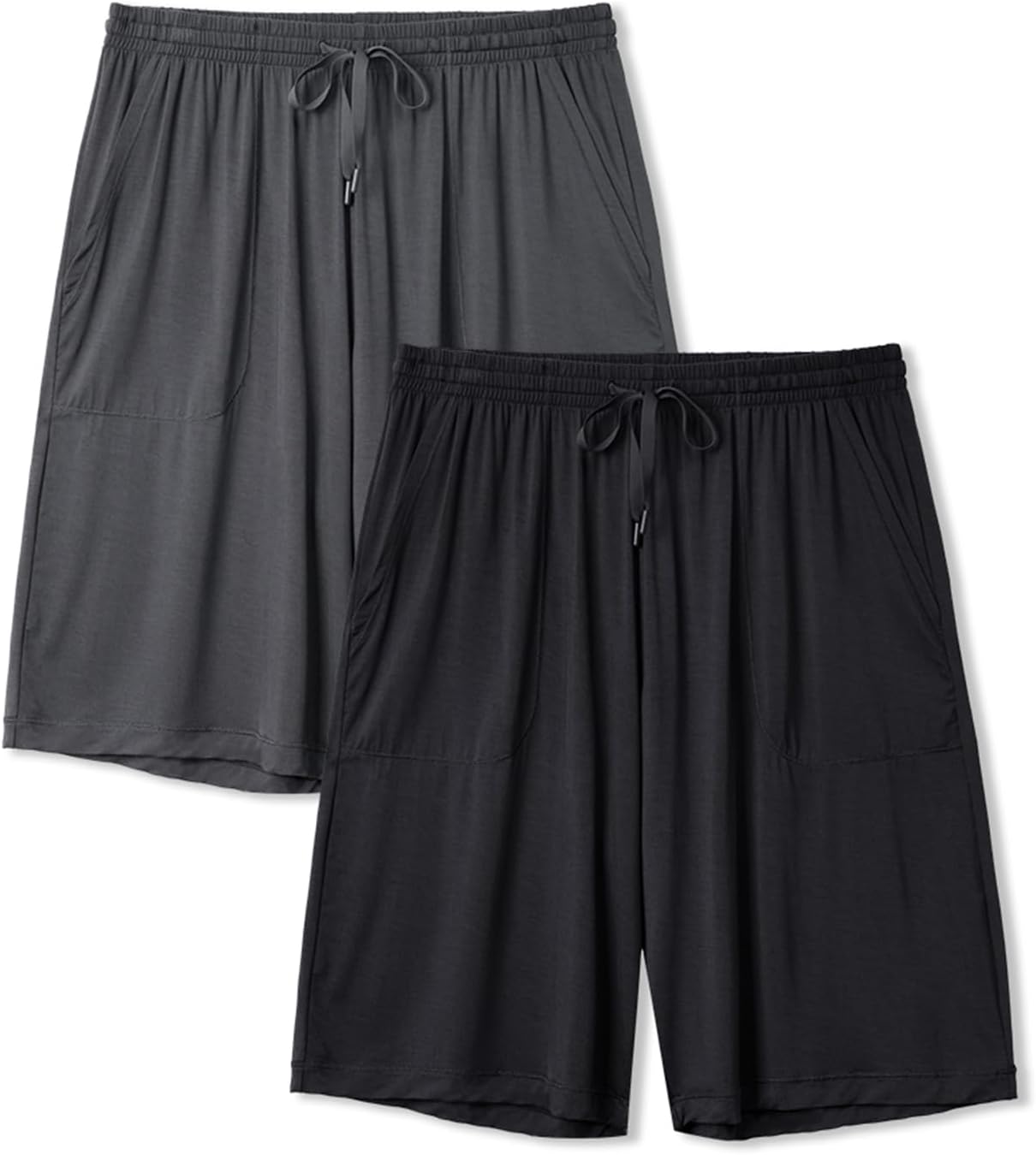 Mens Pajama Shorts Bamboo Rayon Sleep Shorts for Ultimate Comfort