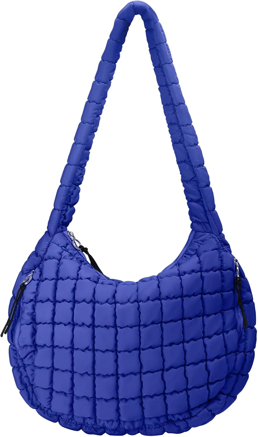 Large Quilted Puffer Tote Bag for Women - Stylish Carryall