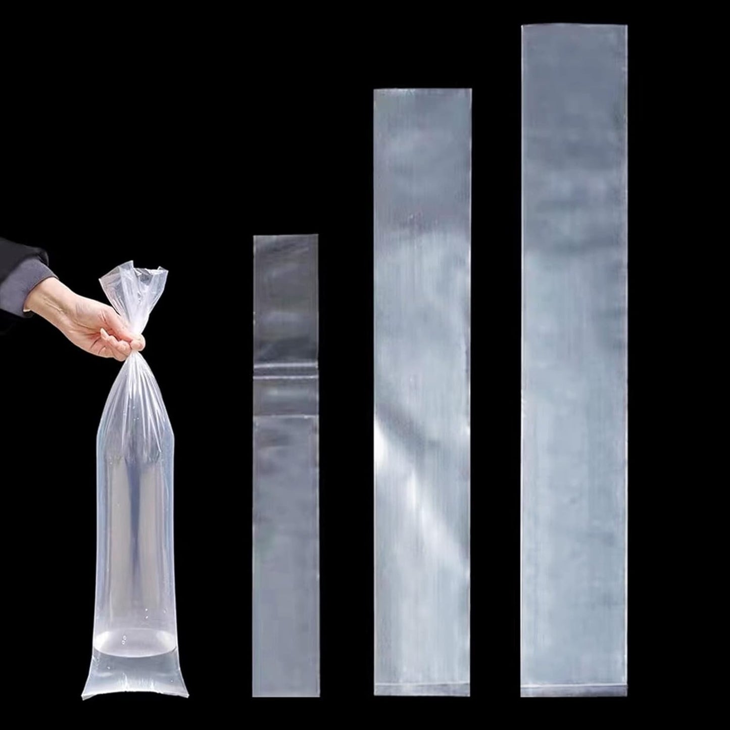8x40 Inch Flat Open Poster Bags for Safe Storage and Protection