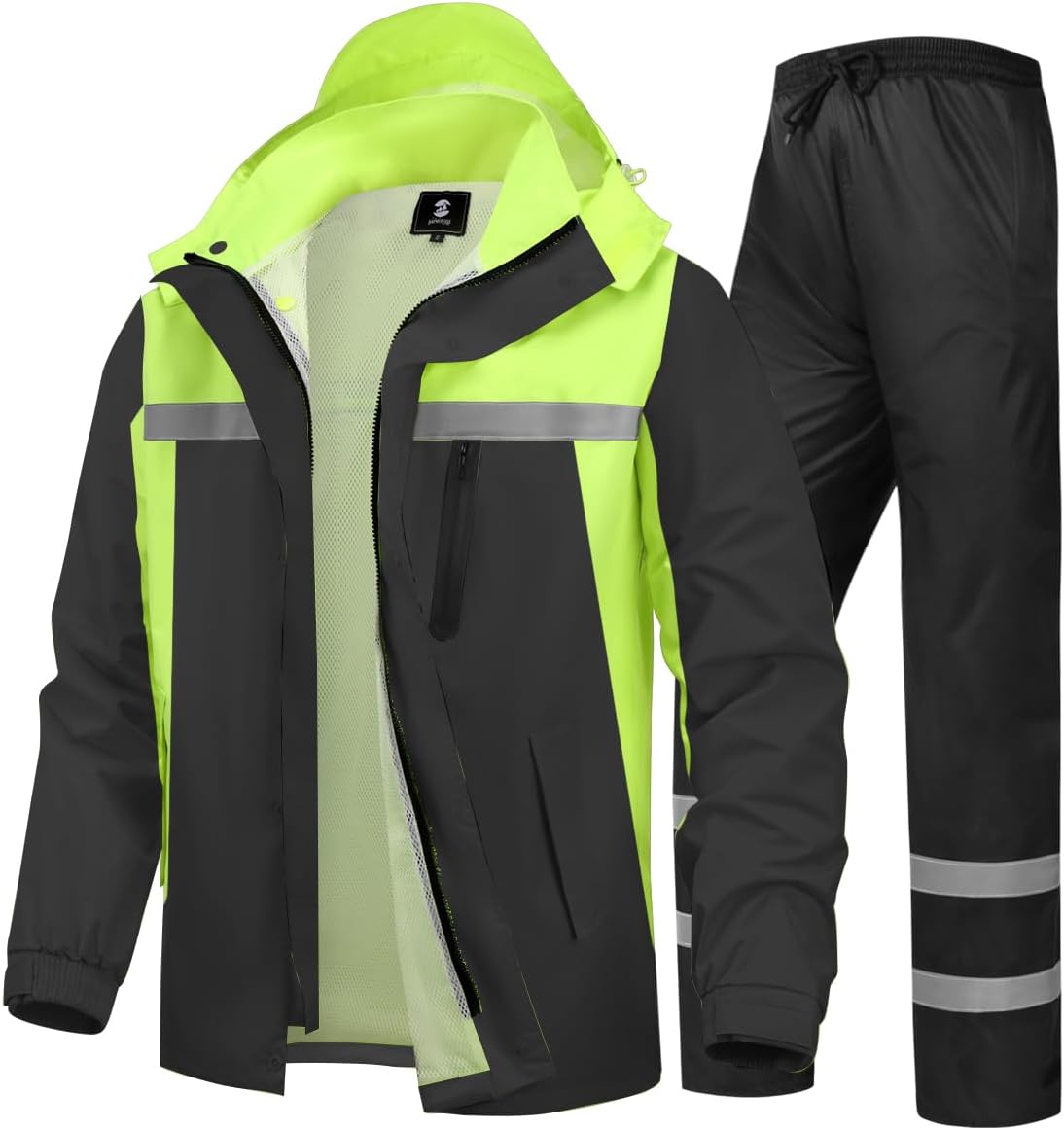 Men's High Visibility Rain Suit for All Sports and Work