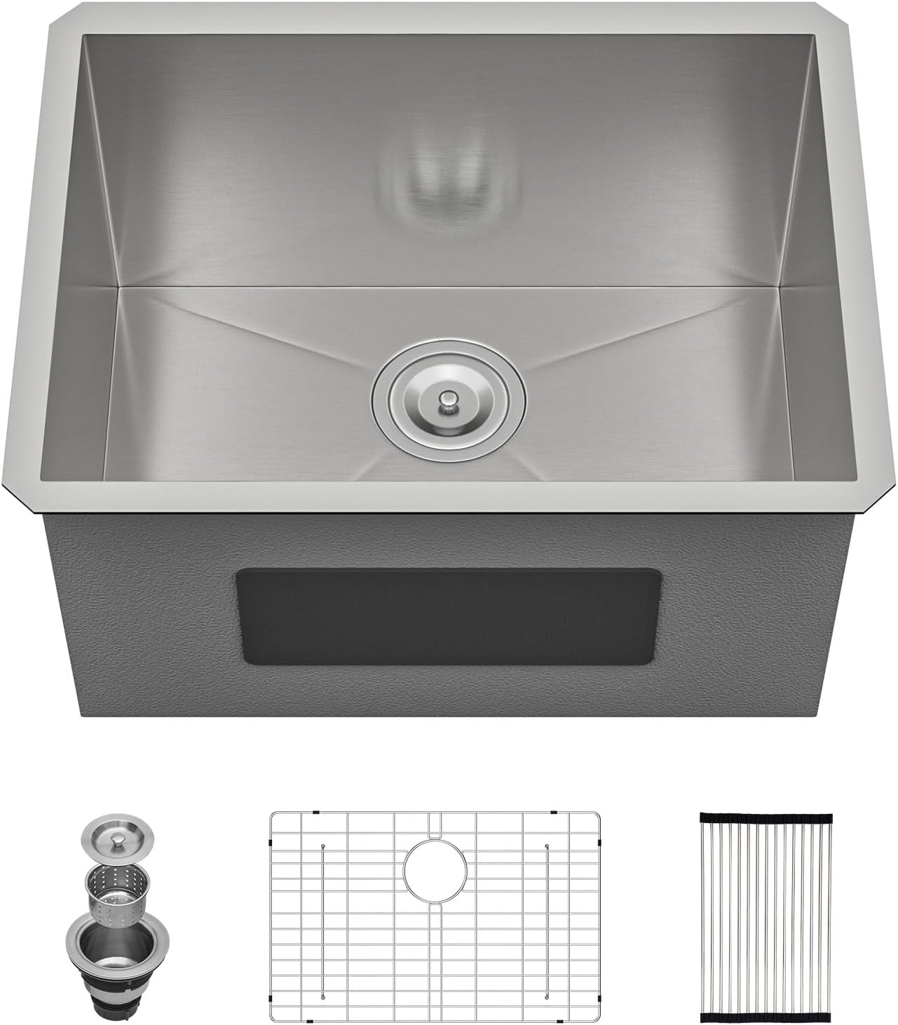Lordear 23 Stainless Steel Laundry Sink for Utility Rooms