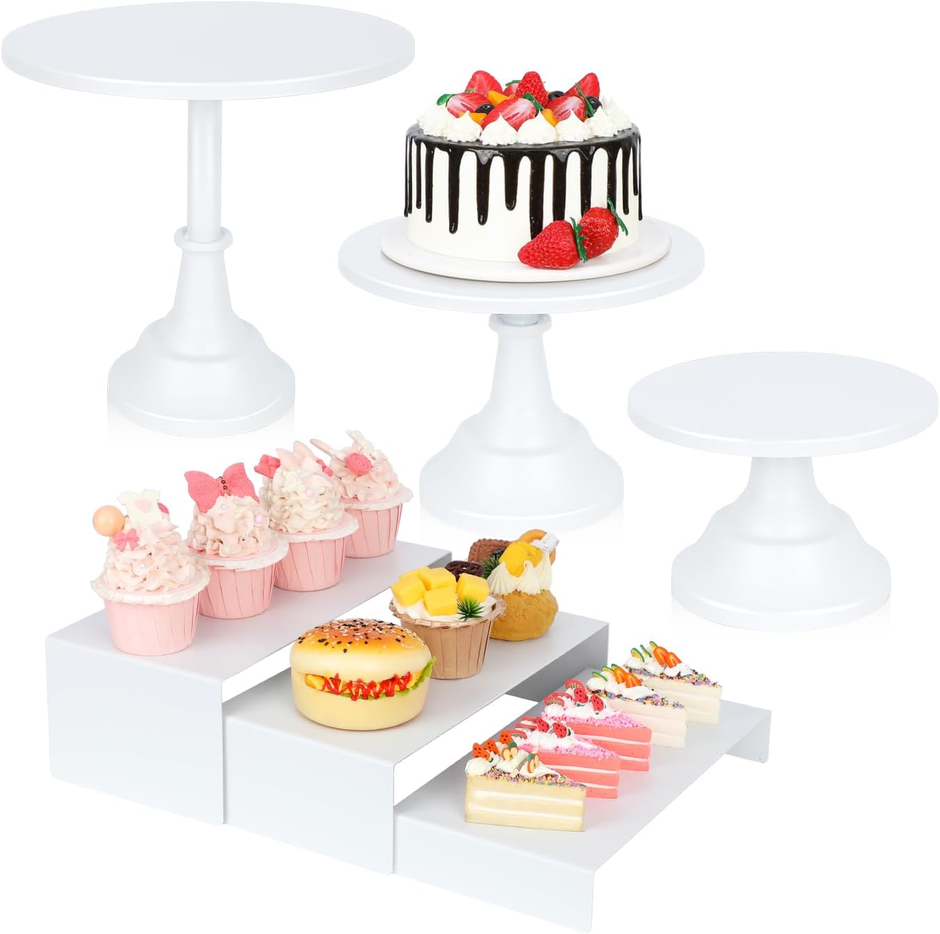 6PCS Cake Stand Set for Party and Dessert Table Display