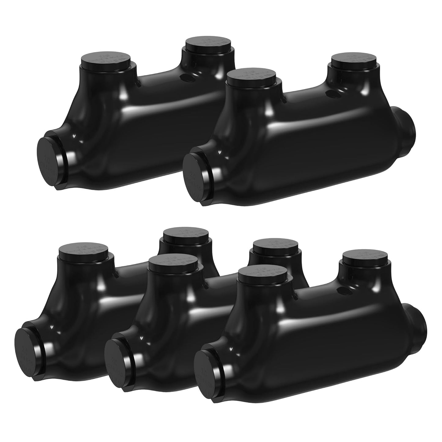 Insulated Inline Splice Connector for 2/0-6 Gauge Wire Use