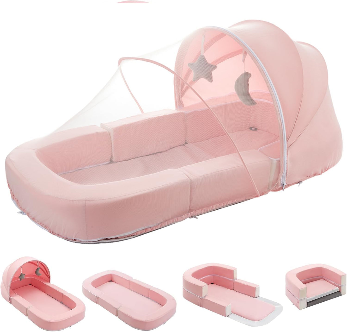 Toddler Baby Travel Bassinet Bed & Chair for Infants & Toddlers