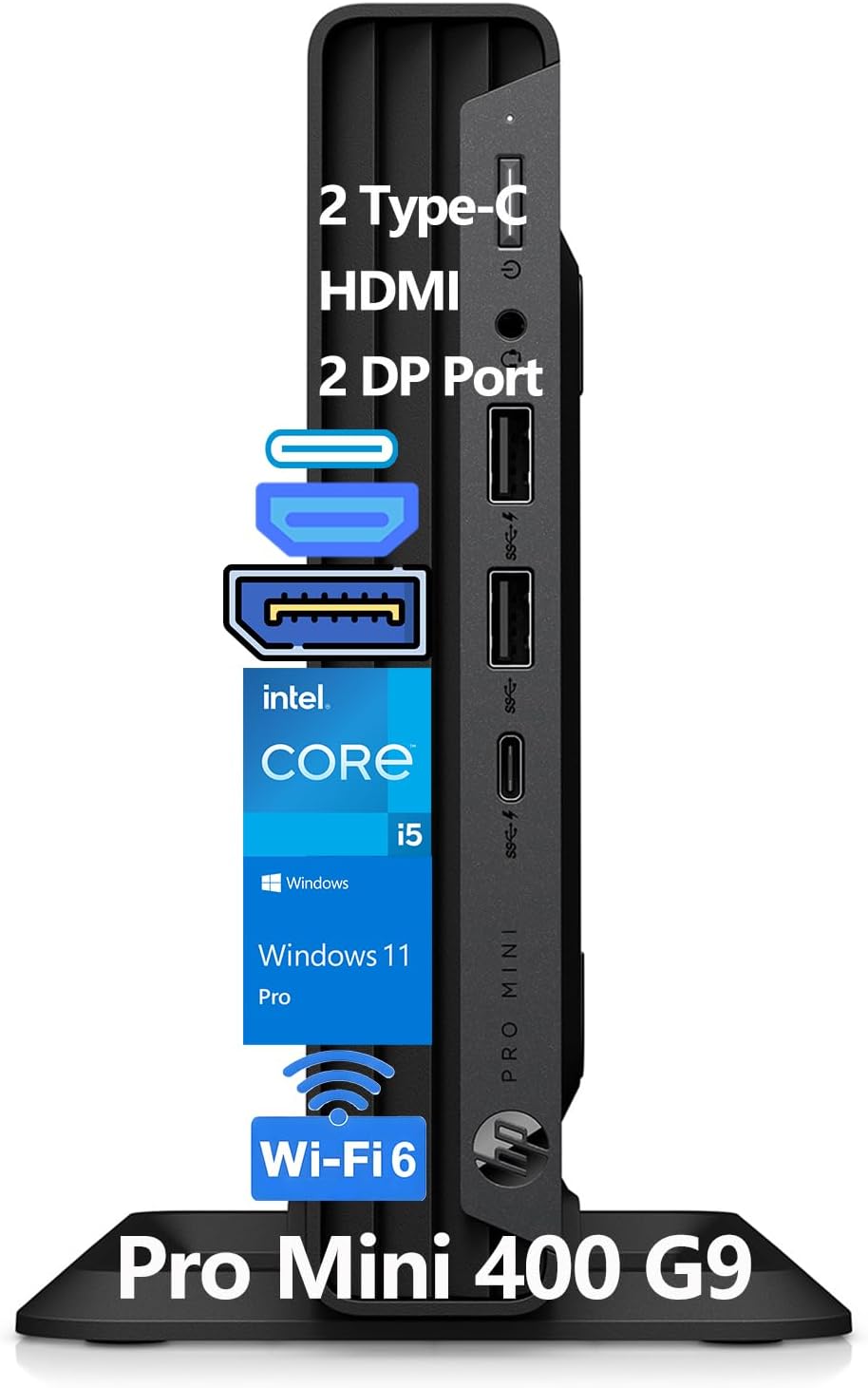 HP Pro Mini 400 G9 Business Mini PC with Intel i5-12500T
