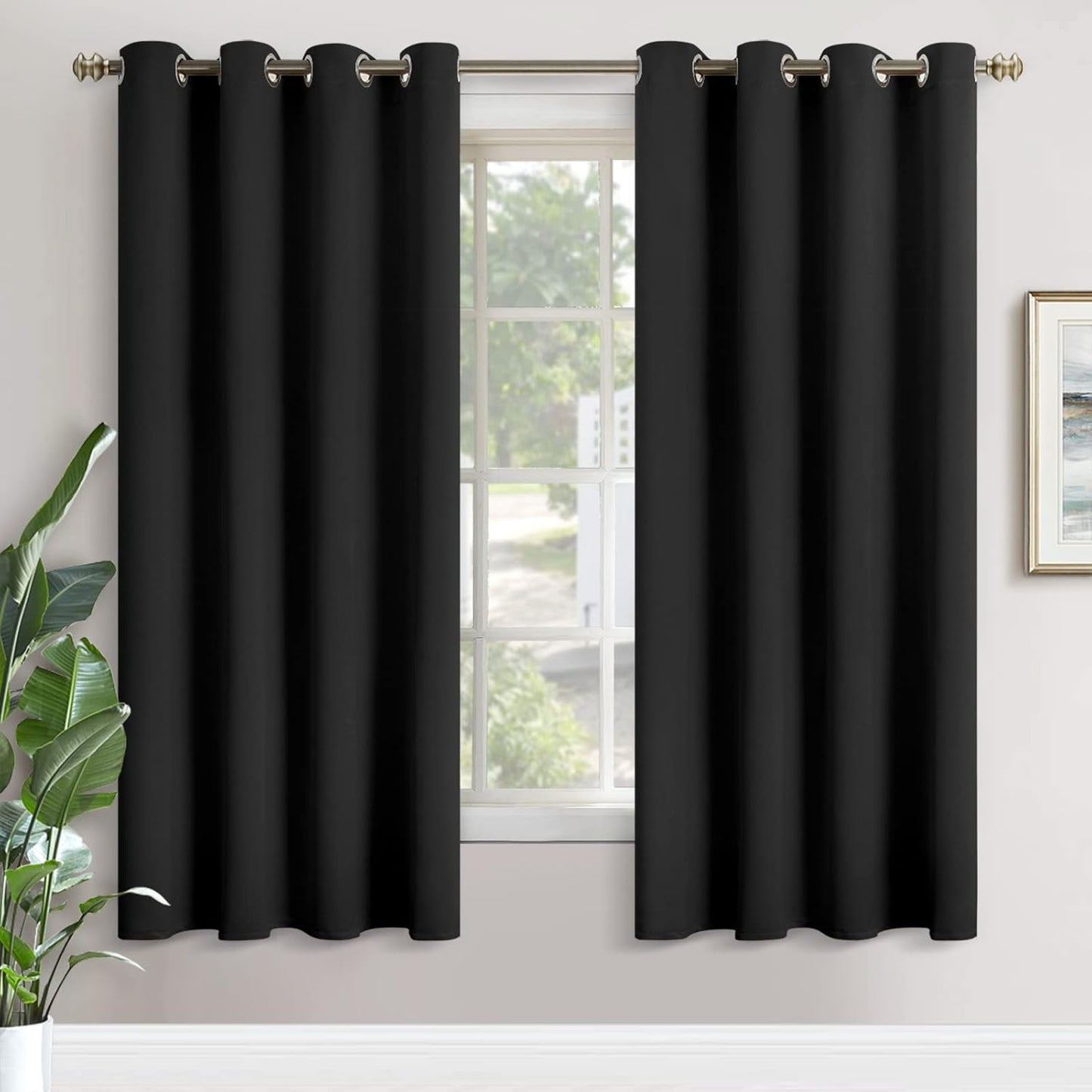 YoungsTex Blackout Curtains 72 Inch Length for Bedroom Privacy
