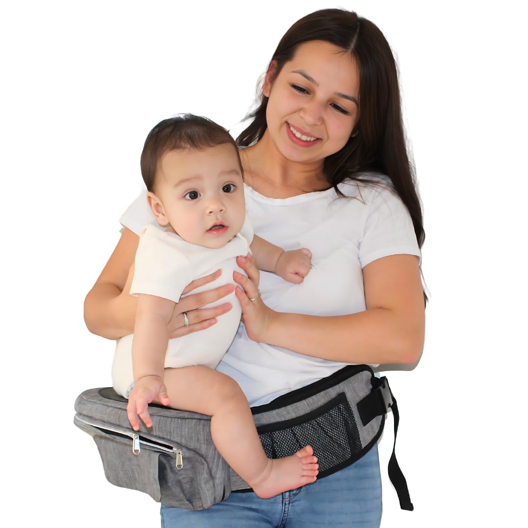 CarryMe 8-in-1 Hip Seat Baby Carrier for Newborns & Toddlers