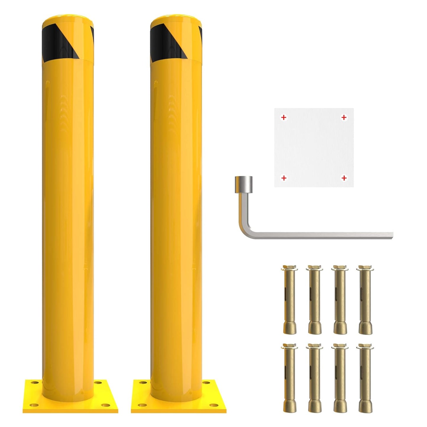 YITAMOTOR Safety Bollard Post for Parking and Warehouse Use