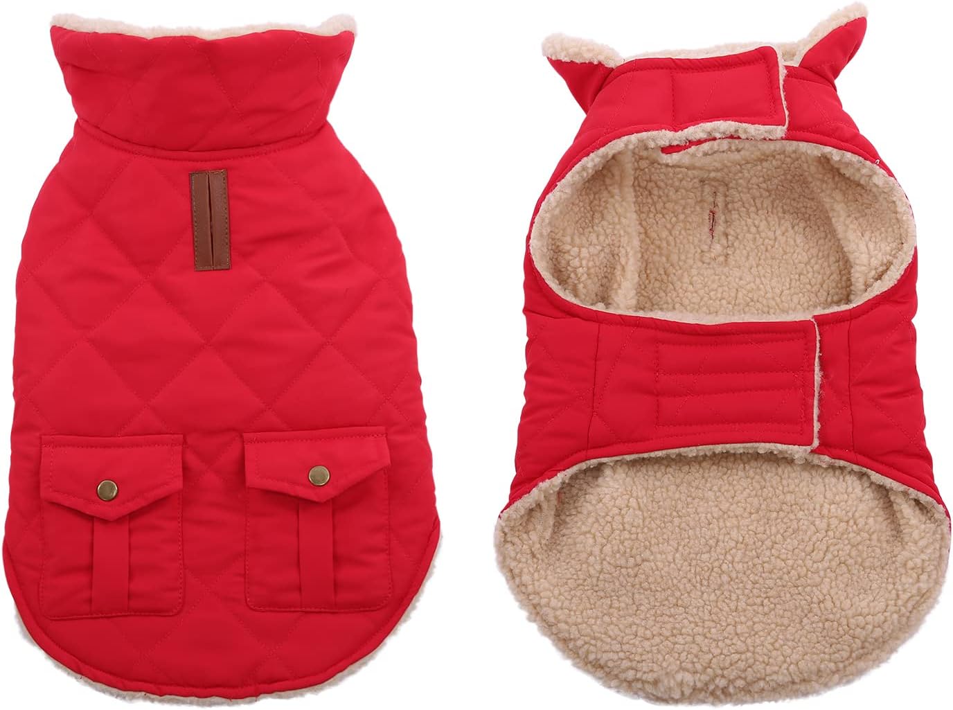 Queenmore Warm Coat for Cold Weather with Plush Lining