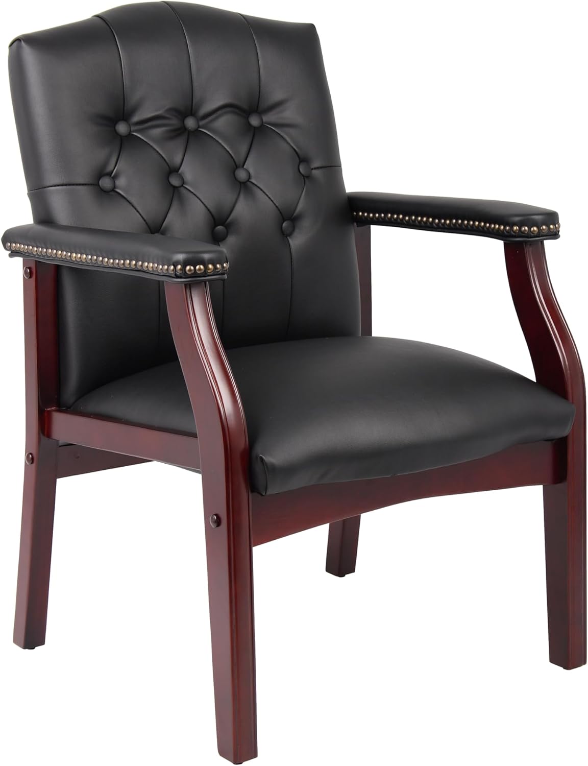 Boss Black Guest Chair: Comfort & Elegance