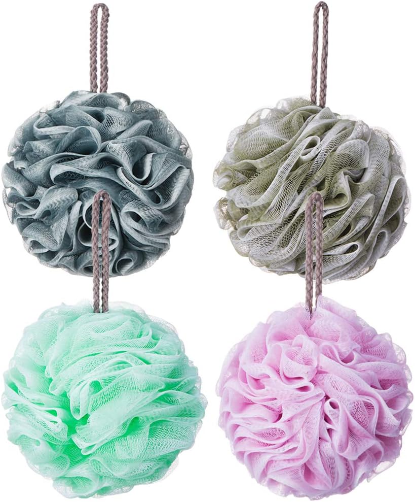 Exfoliating Shower Sponge Pack - Soft and Gentle Skin Care
