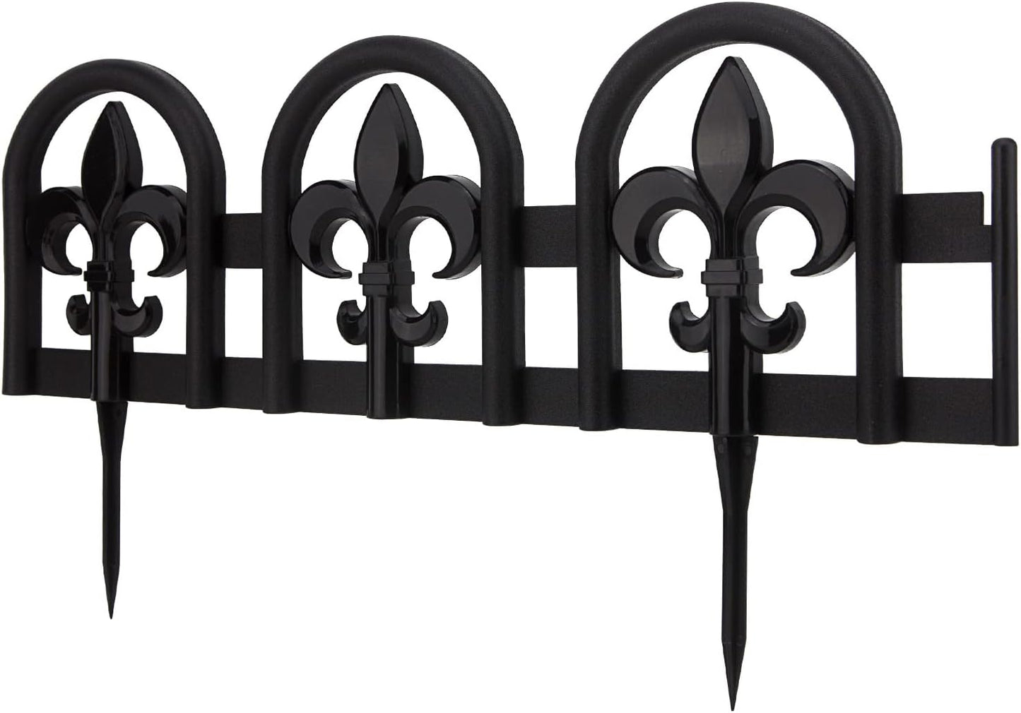 Evelyne Black Garden Border Plastic Edging for Lawn Landscaping