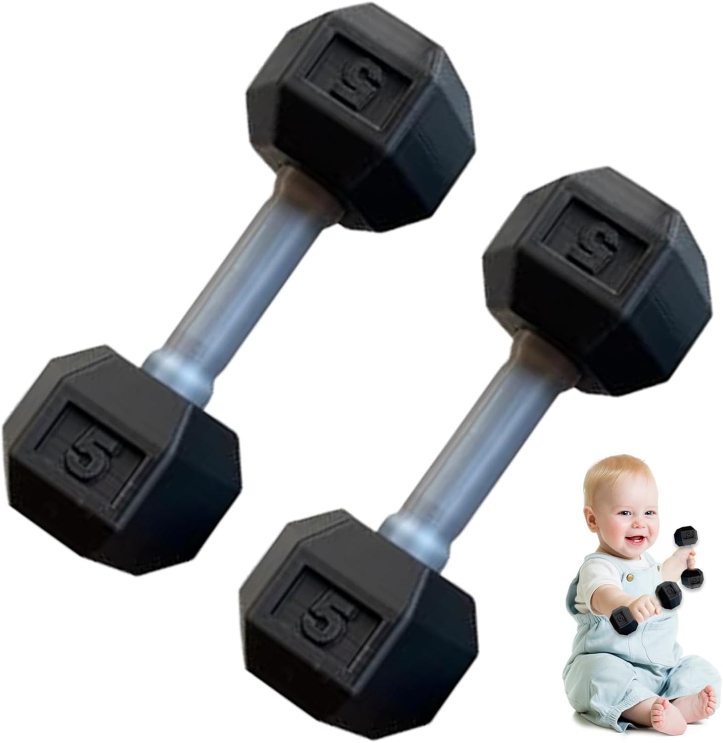 Mini Baby Dumbbells Set for Fun Fitness