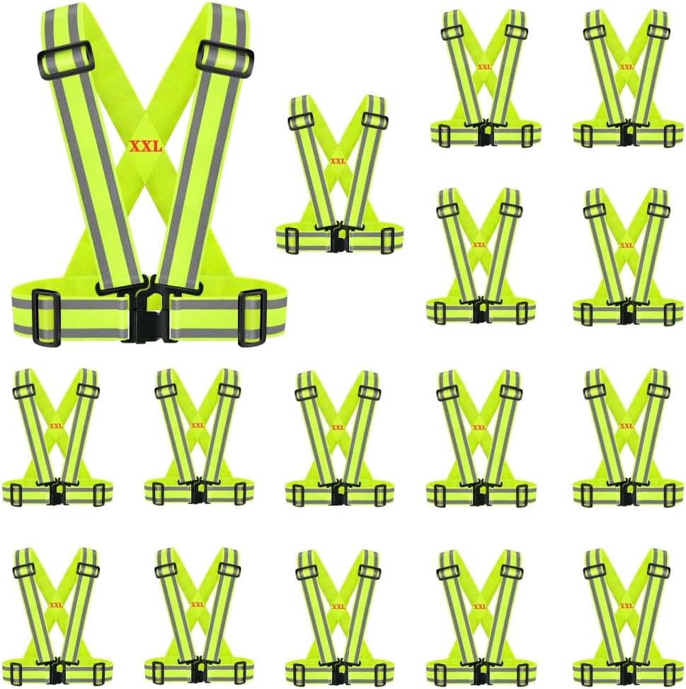 High Visibility Safety Vest for Running, Cycling, and More