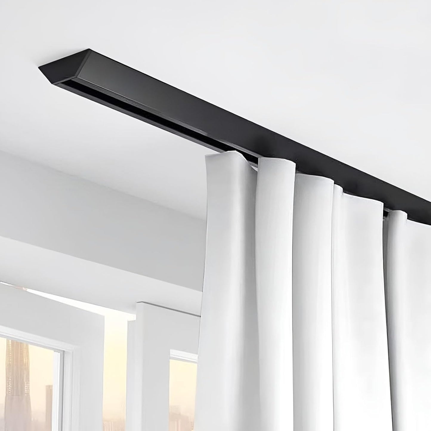 Aluminum Ceiling Mount Curtain Track - Effortless Elegance