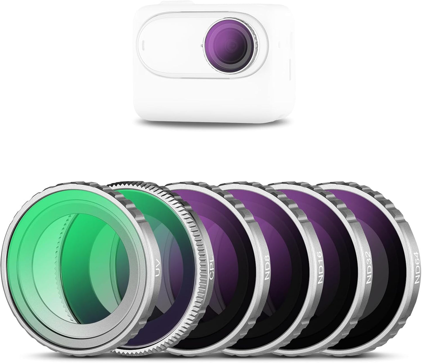 ND Filter Kit for Insta360 GO 3S - Polarizer & Neutral Density Filters