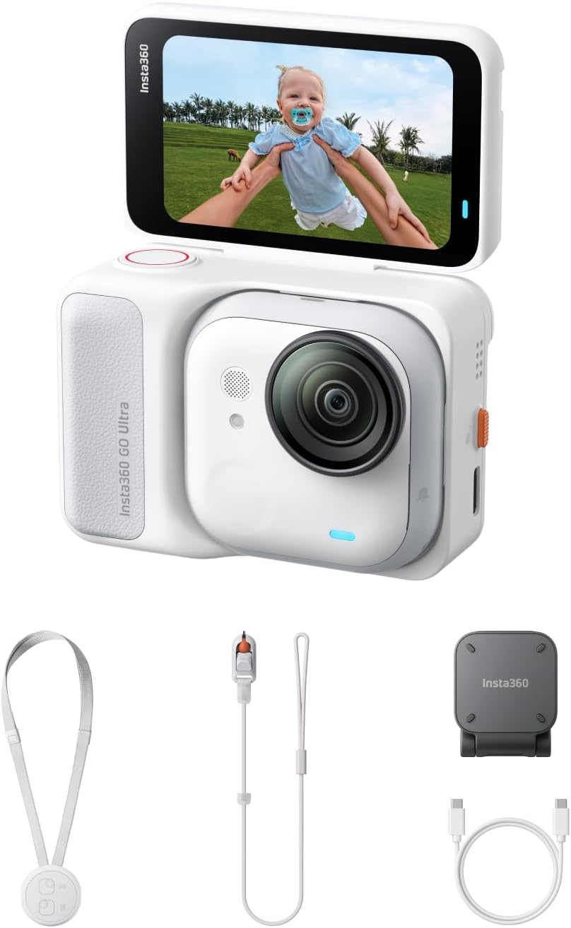 Insta360 GO Ultra Standard Bundle - Tiny Hands-Free 4K Camera