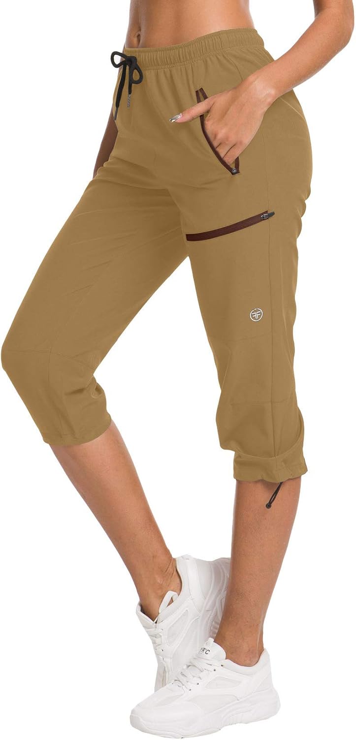 ChinFun Women's Hiking Capris Pants for Outdoor Adventures