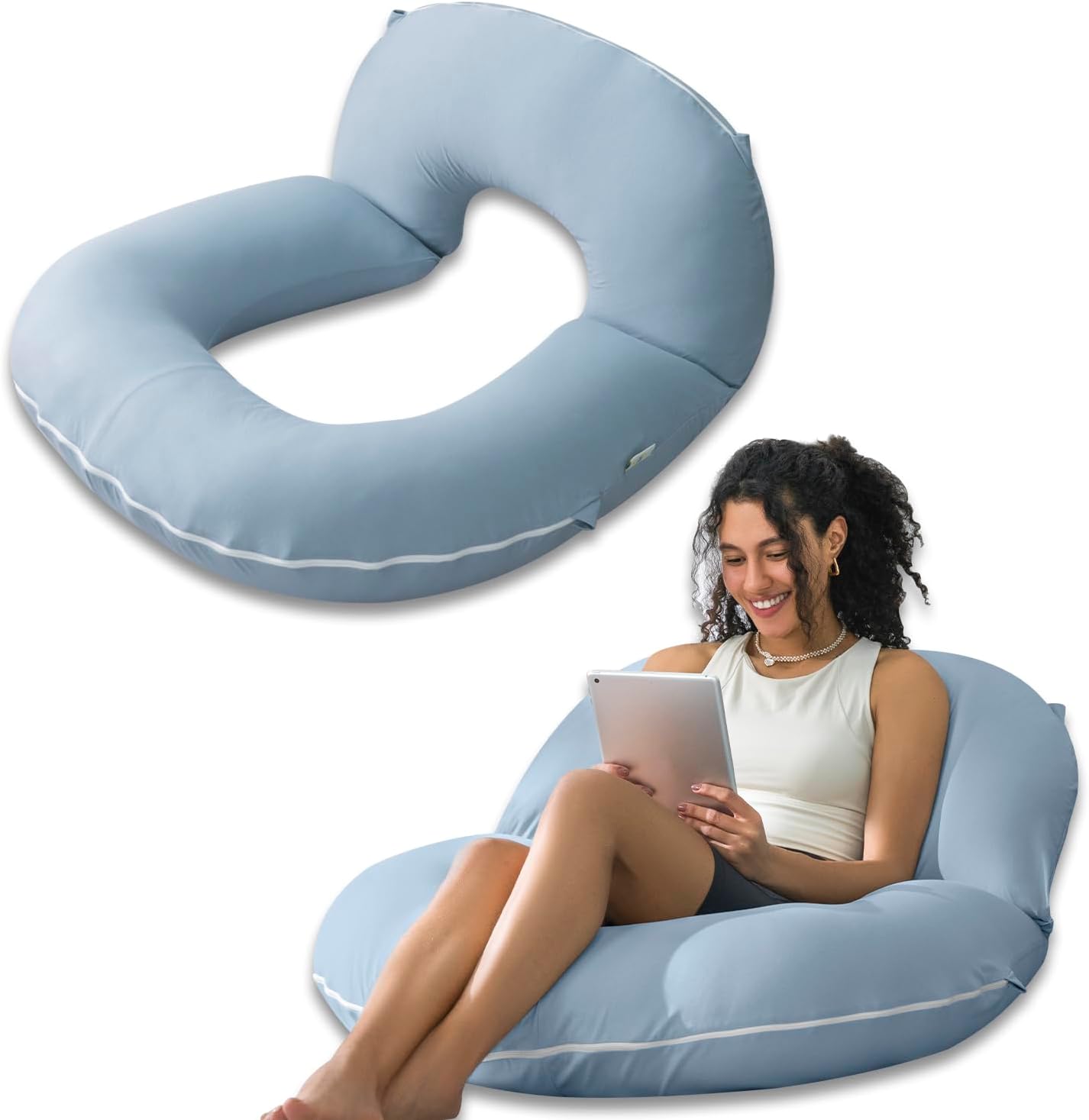 INSEN Reading Pillow for Sitting in Bed - Comfort & Support