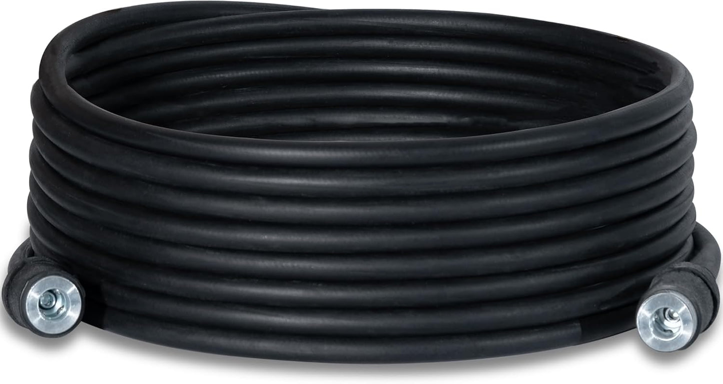 Highly Flexible Rubber Air Hose 26FT with Quick Connectors