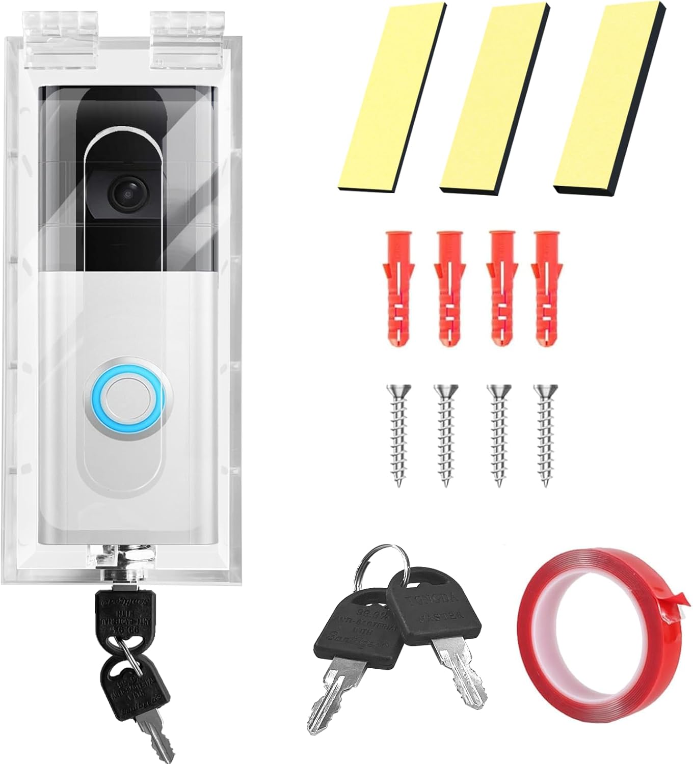 Secure Your Ring Doorbell: Anti-Theft Mount & Key Box - Young Dance