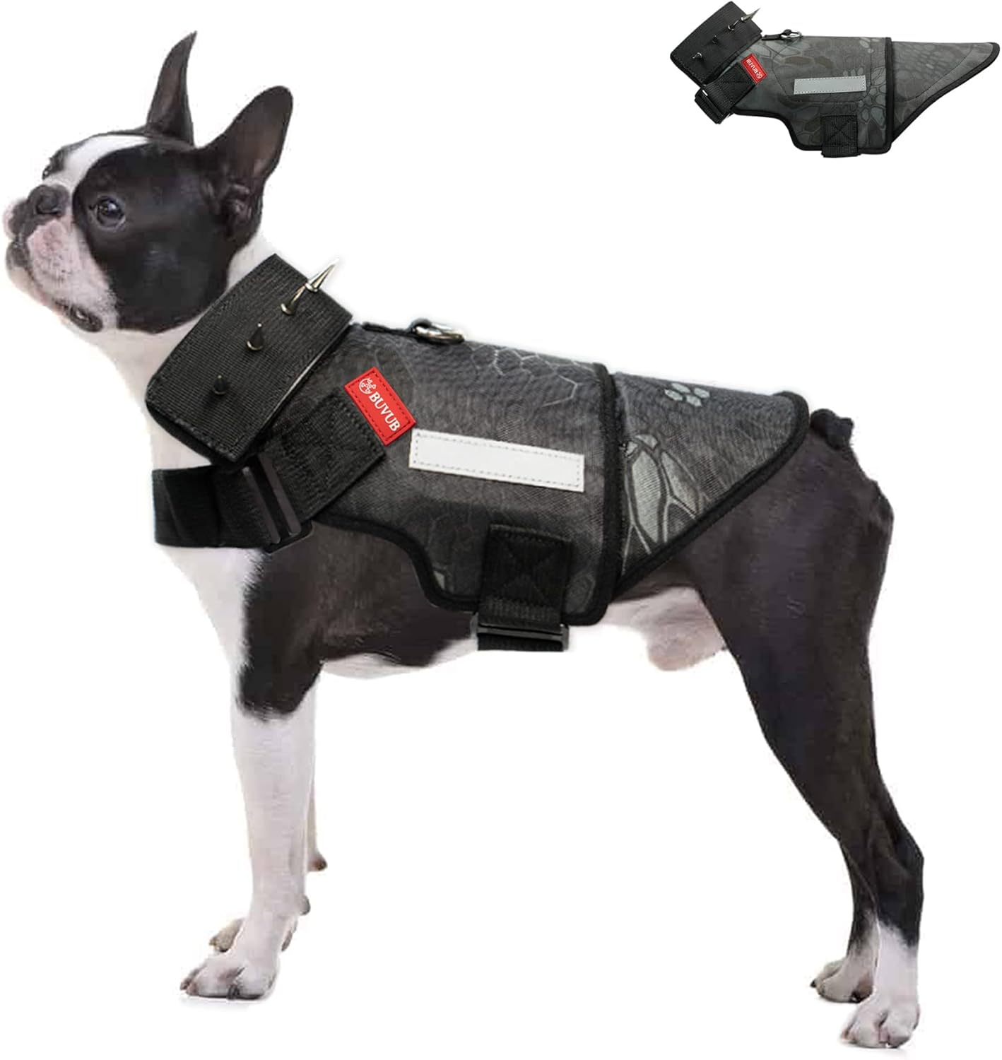 Dog Protection Vest Harness with Steel Plate for Safety