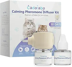 Cat Pheromones Calming Diffuser for Stress Relief and Relaxation