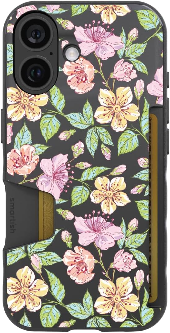 Smartish Spring Fling iPhone 16 Wallet Case - Slim & Protective