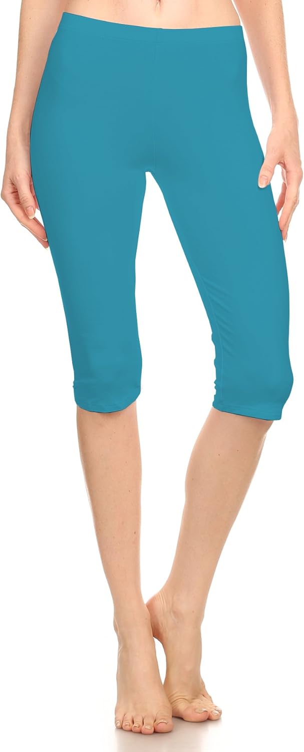 Soft Stretch Capri Leggings for Women