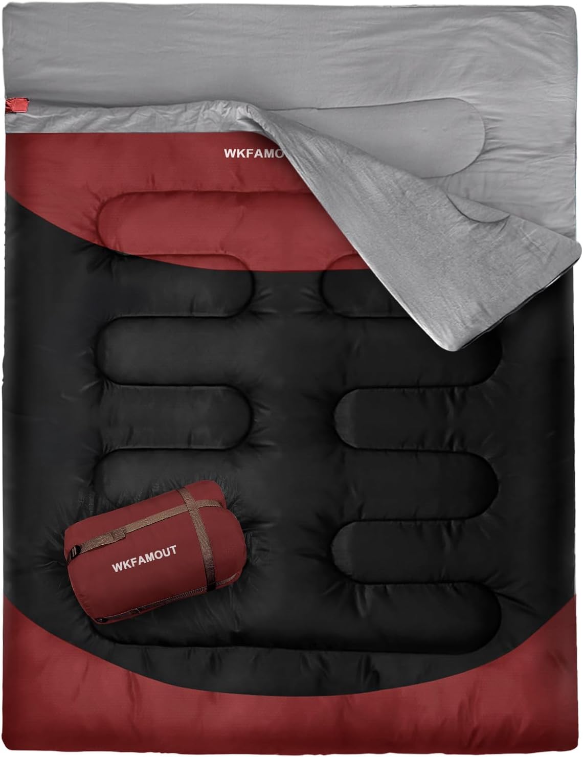 Double Sleeping Bag for Adults Waterproof Queen Size Comfort