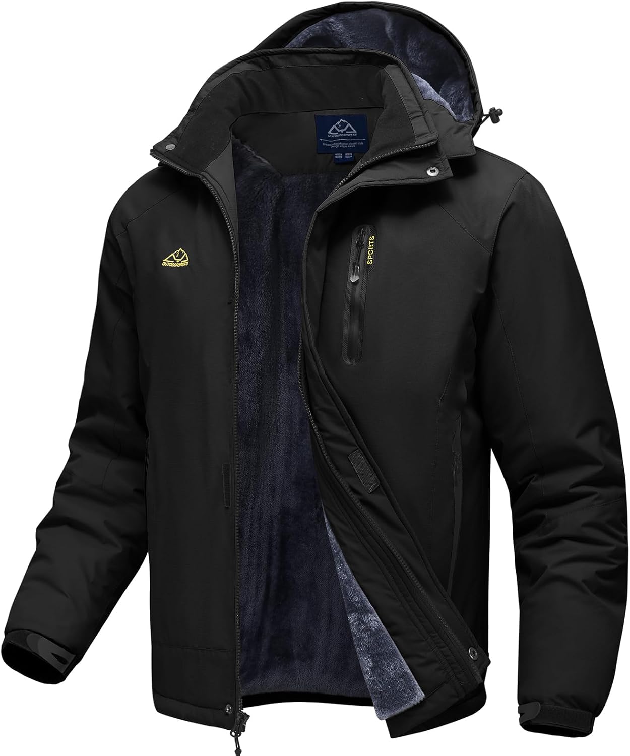 TBMPOY Men's Waterproof Ski Jacket