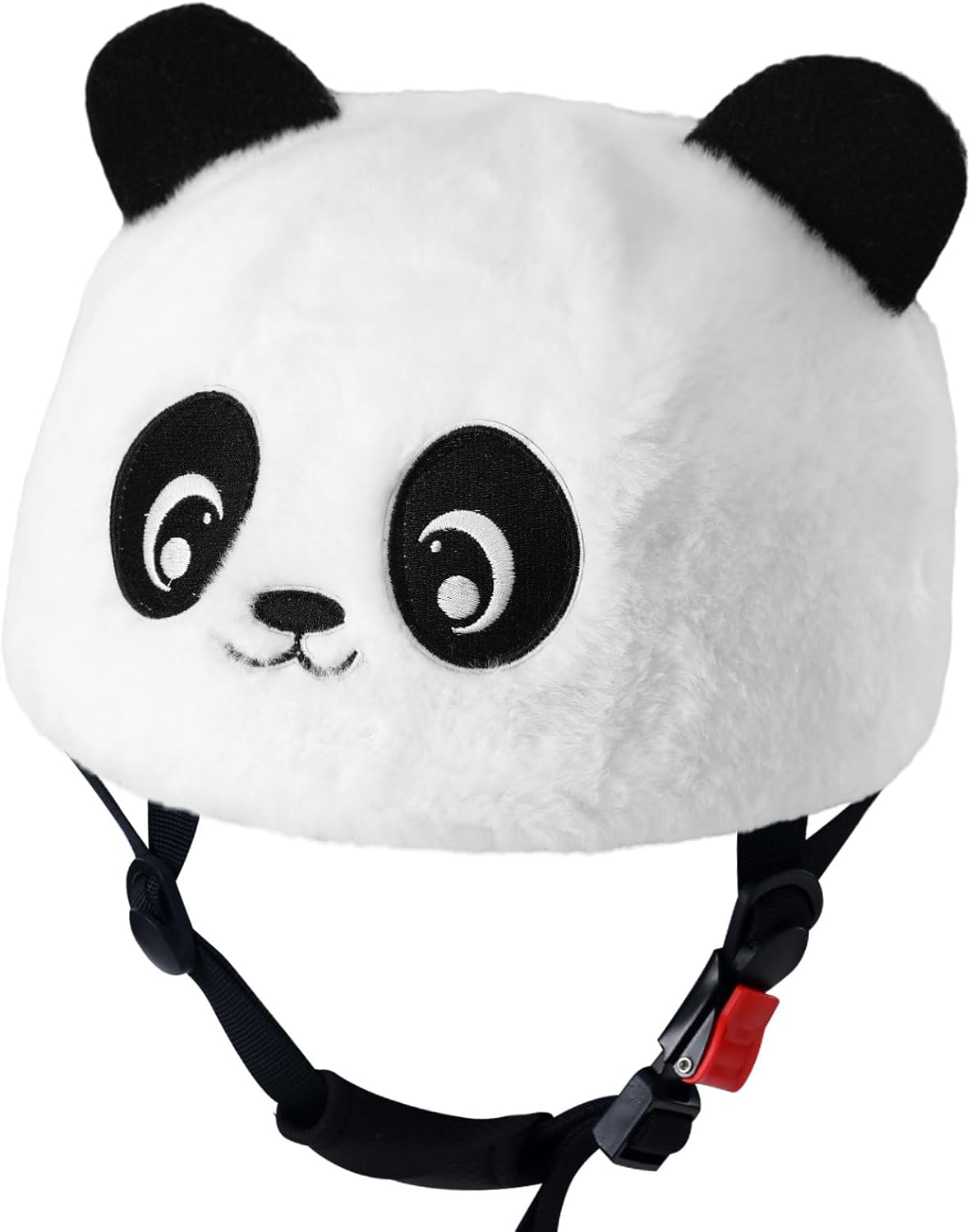 Cute Panda Plush Helmet Cover by Hollowfly