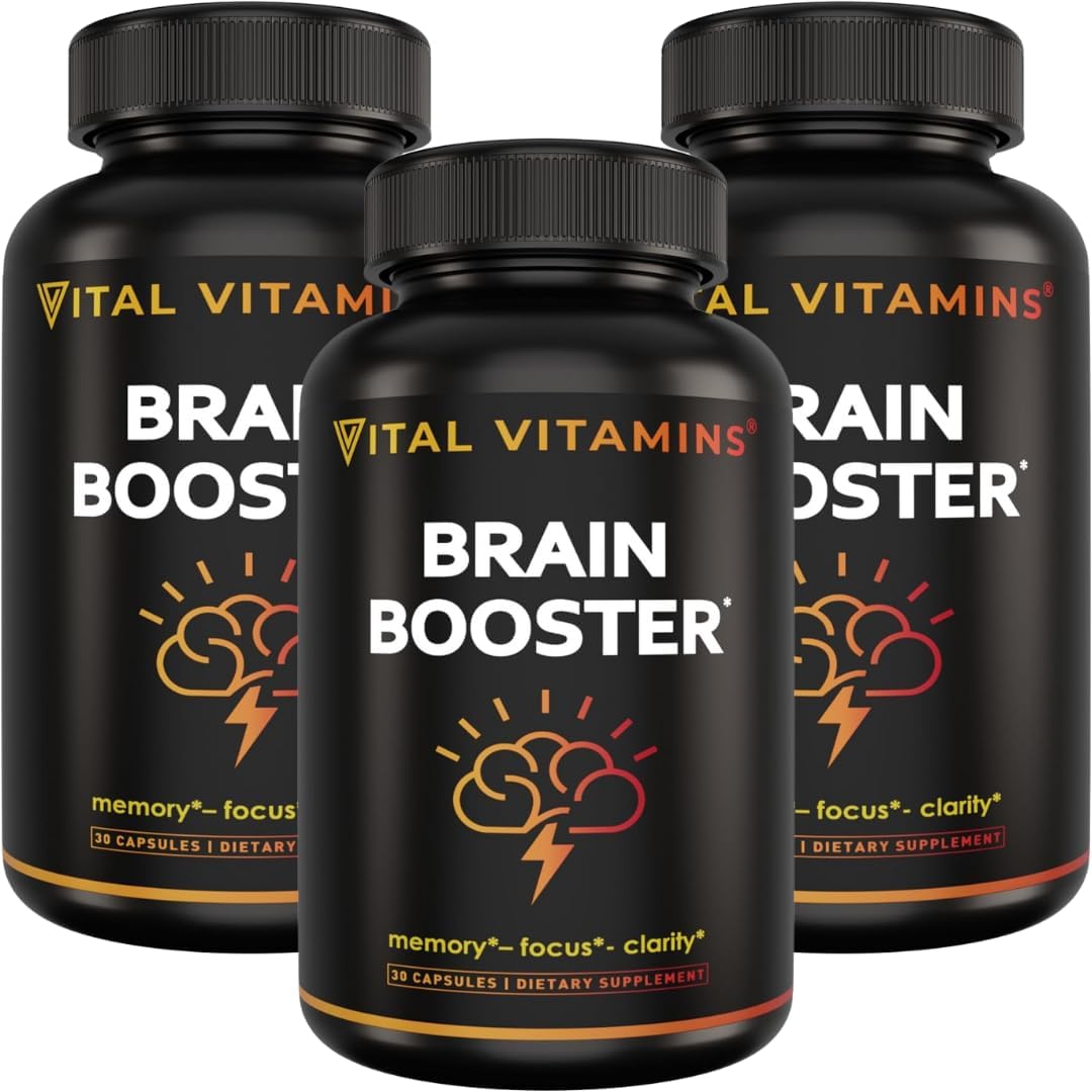 Vital Vitamins Brain Supplements for Memory and Focus Boost