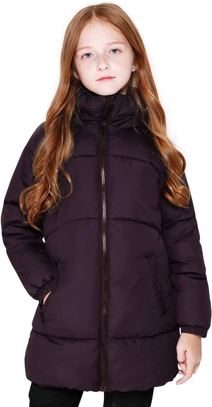 SOLOCOTE Girls Winter Coats Heavyweight Warm Jackets for Kids