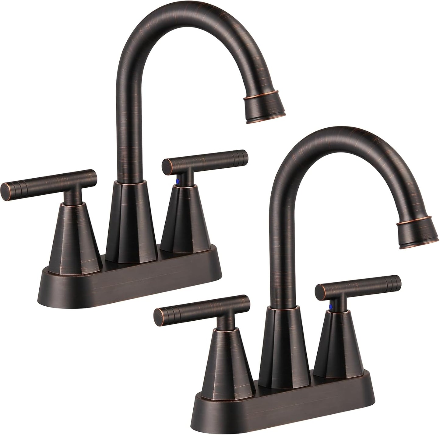 Cobbe 3 Hole Bathroom Faucet with Pop Up Drain and Hoses