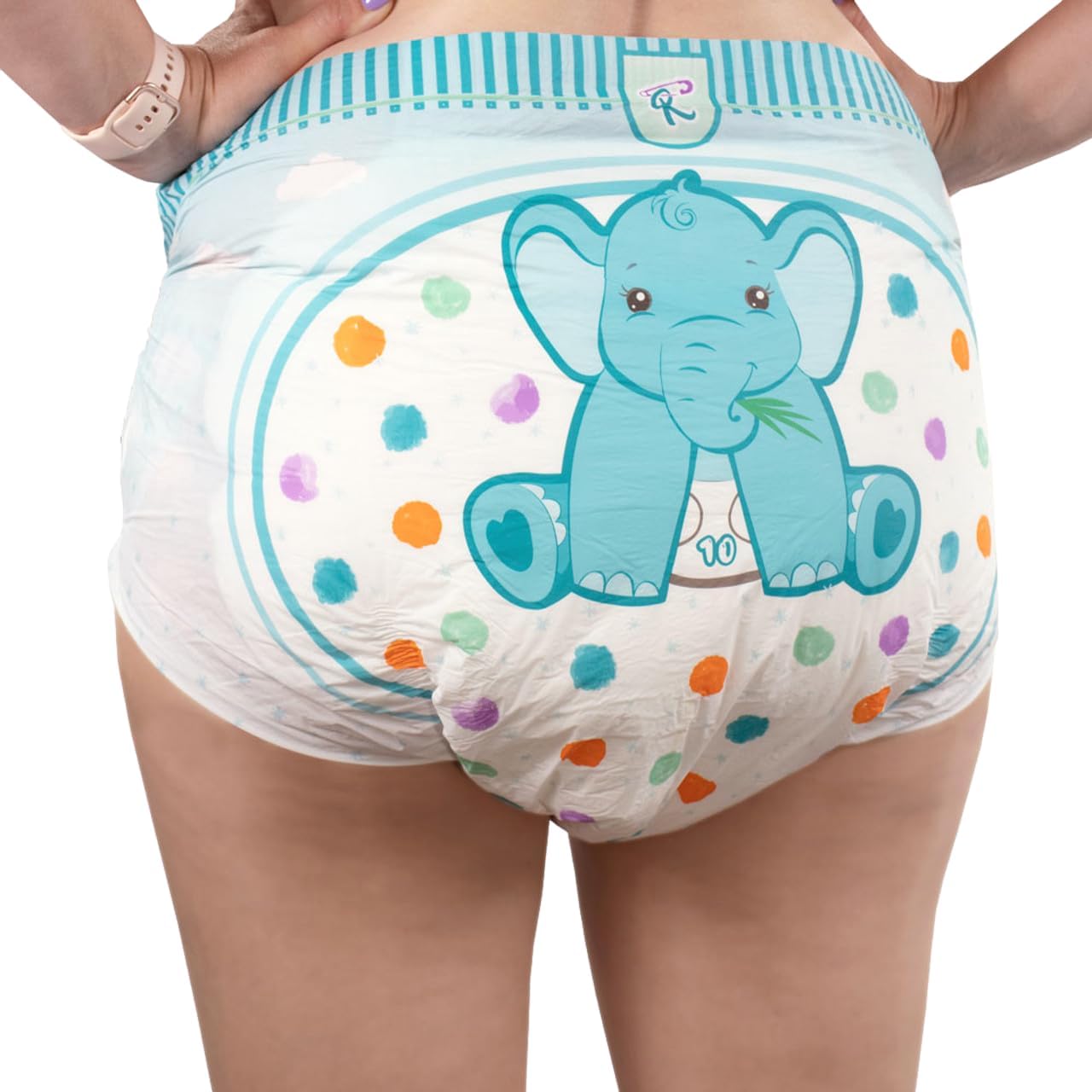 Rearz Critter Caboose Brief Adult Diapers - 11000ml Absorbency