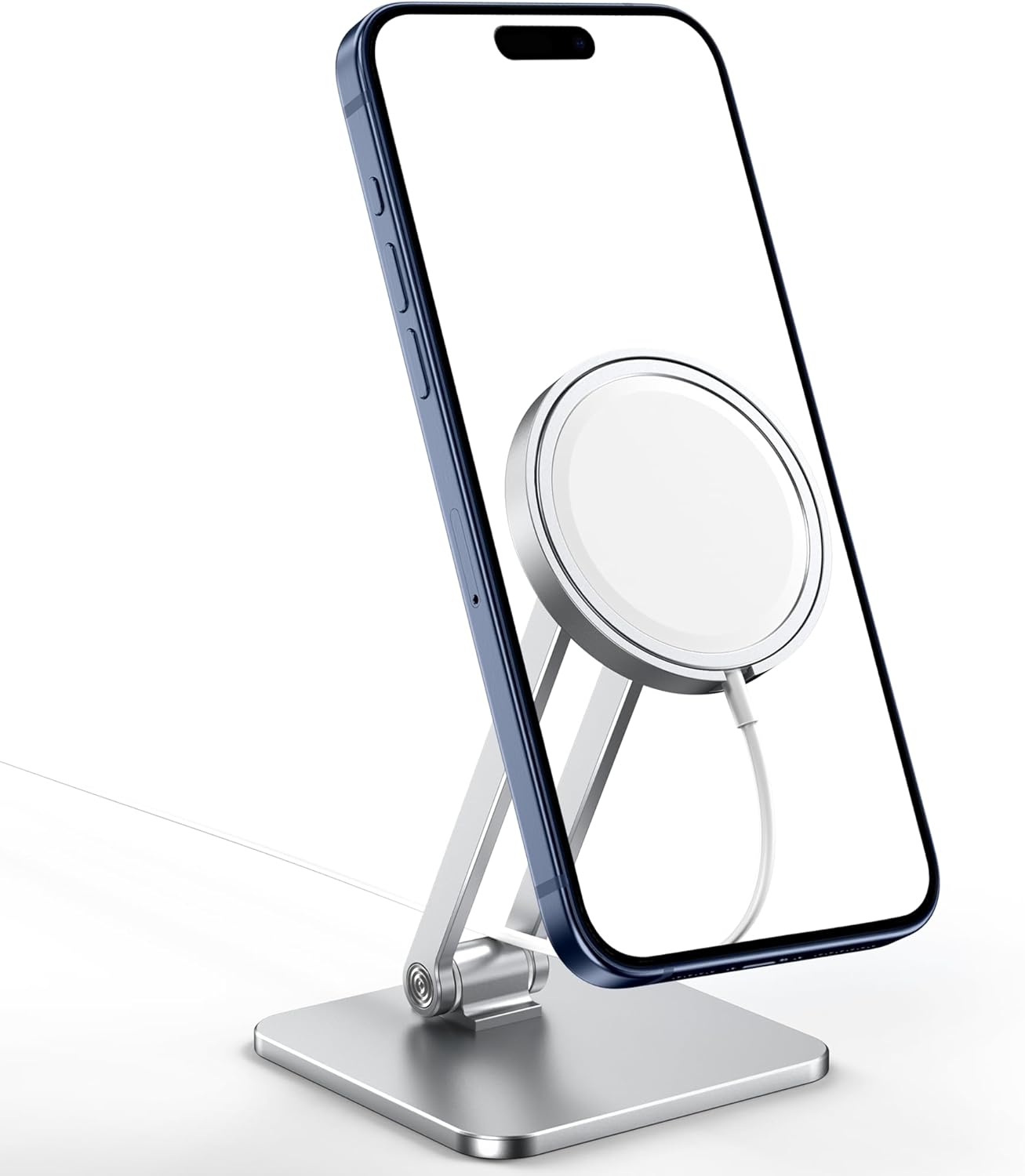 Folding MagSafe Phone Stand, Rapid 15W Charging, iPhone 16-12 Series Compatible