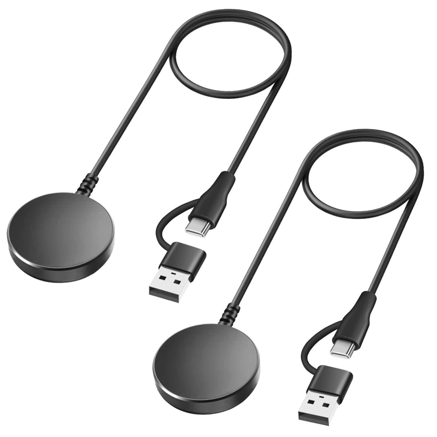 Fast Dual Charger for Samsung Galaxy Watch - 2Pack