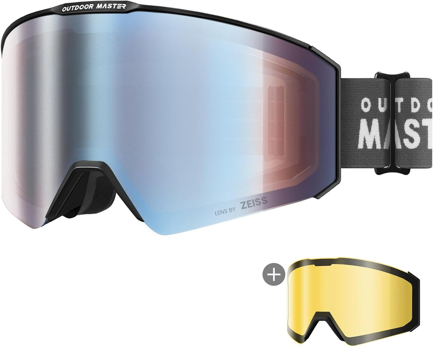 OutdoorMaster Falcon ZEISS Lens: Anti-fog Ski Goggles
