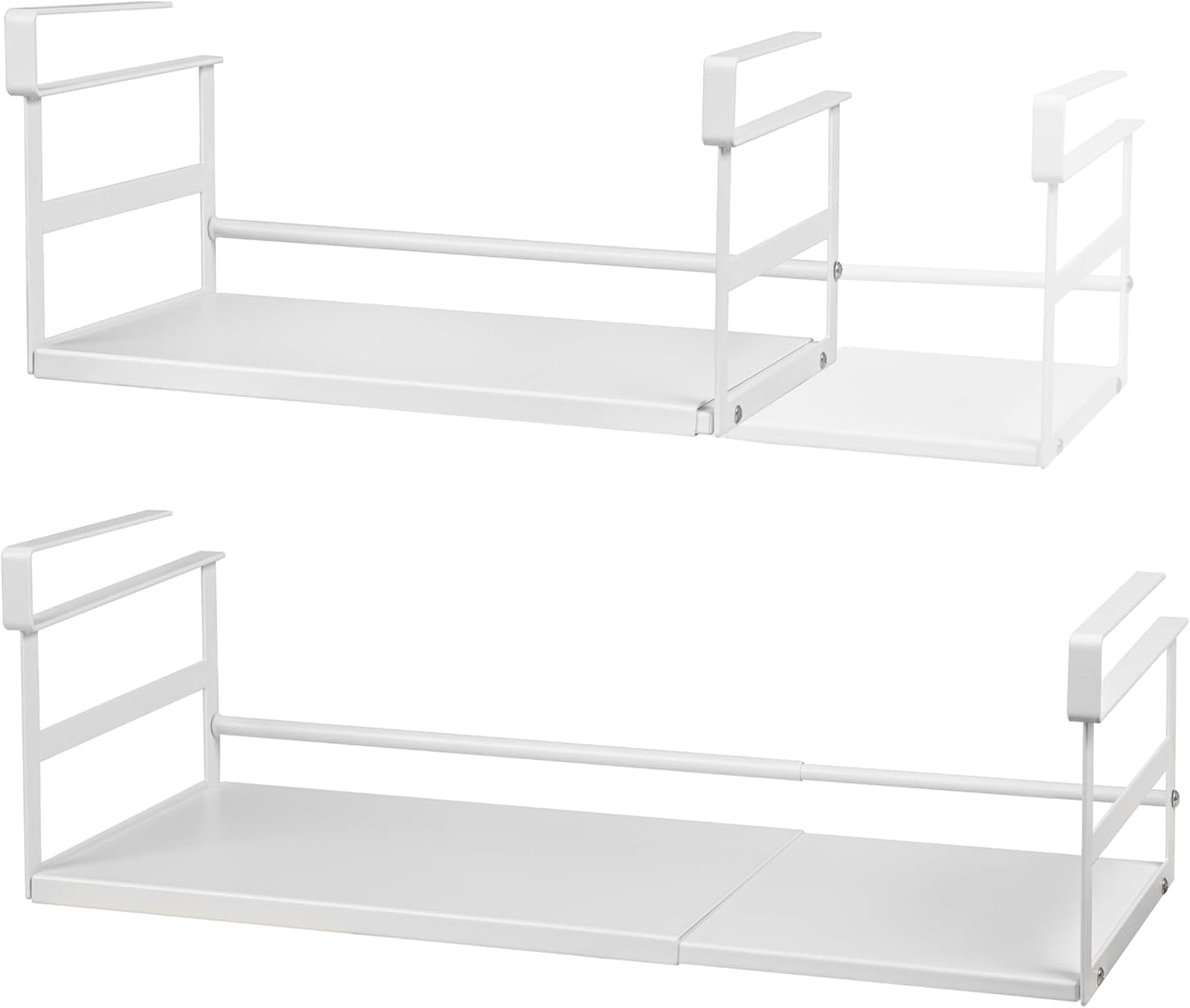 Under Shelf Storage Basket Expandable for Kitchen and Pantry