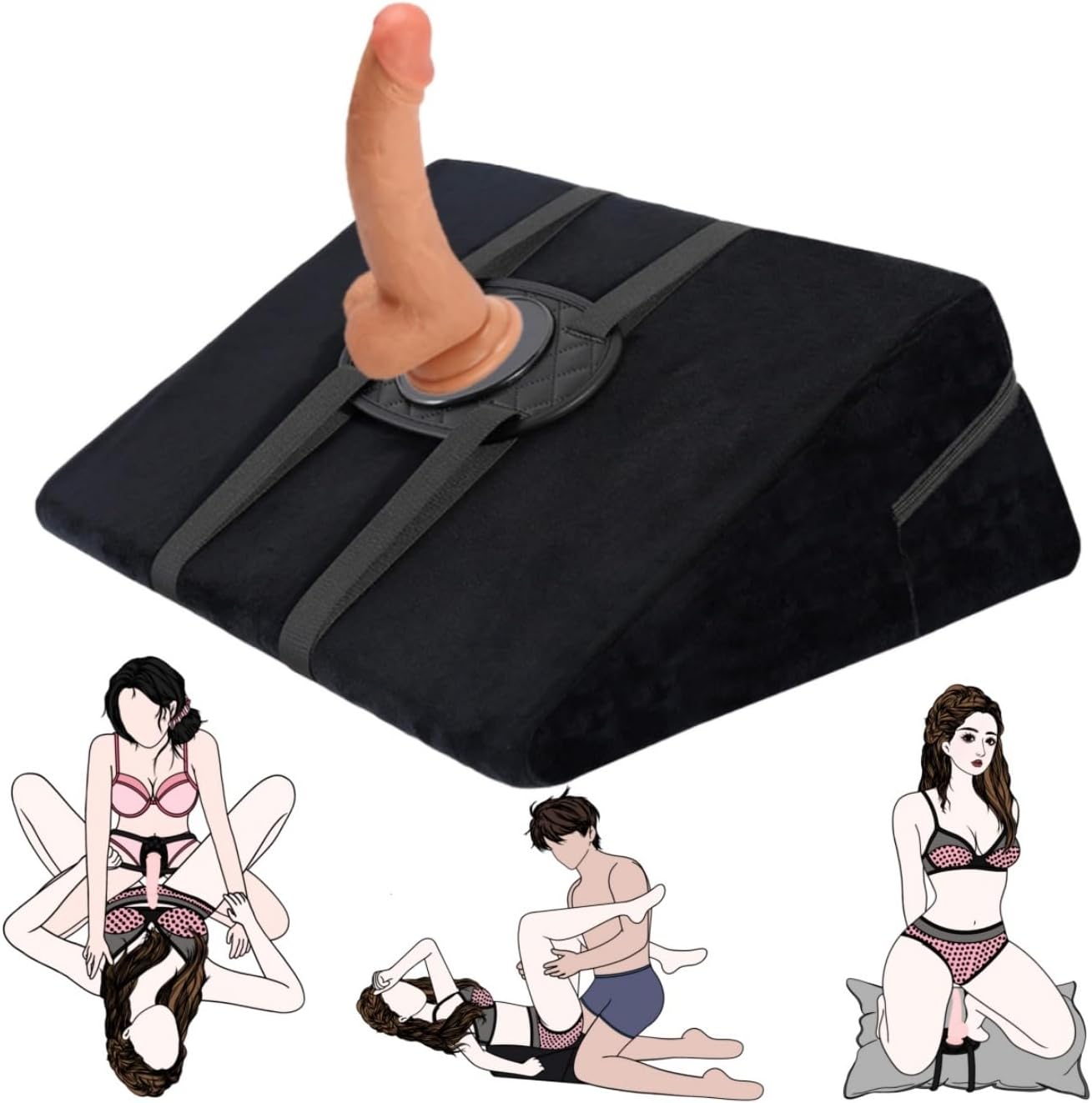 Sex Pillow with Dildo Holder for Ultimate Pleasure and Comfort