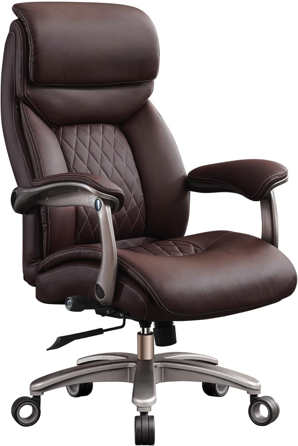 600LBS Big & Tall Executive Chair - Lumbar Support, Wide Armrests