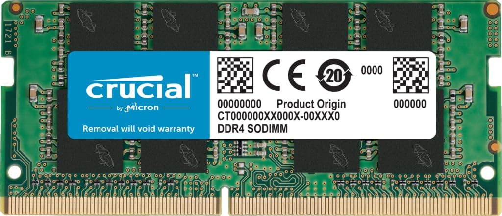 Crucial 16GB DDR4 2666 MT/s SODIMM Memory for Enhanced Performance