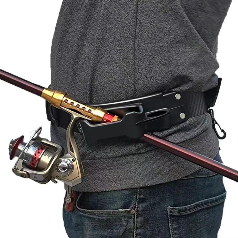 Adjustable Belt Rod Holder - Hands-Free Fishing Solution